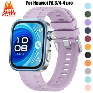 Silicone Strap For Huawei Watch Fit 4 Pro Watchband Sport TPU Replacement Wristband Bracelet for Huawei Fit 4/3 Correa Strap