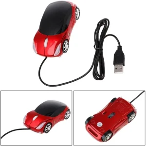 Gaming Mouse Wired Computer Parts Electronic Sports Game Mice Colorful Car Shaped Design for Playing Games 1000DPI best sale