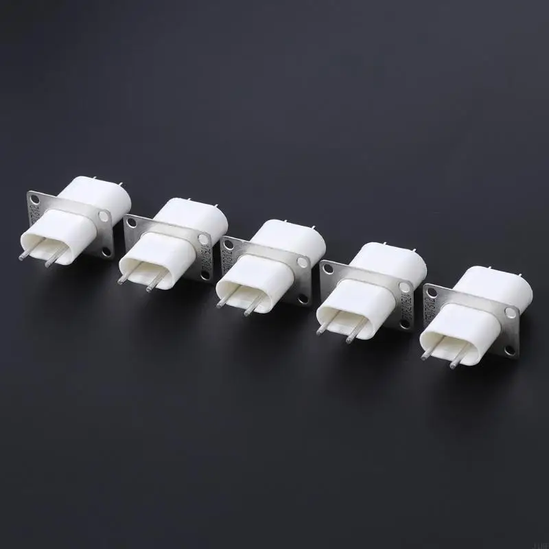 J1HF 5Pcs Electronic Microwave Oven Magnetron 4 Filament Pin Sockets Converter Home - Image 3