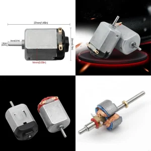 J6PE Science Hobby Steam Electronic Starter Small Motor 130 Electronic Starter Car Electronic Starter Double Shafts