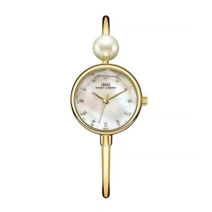 Elegant Women Bracelet Watch Luxury Diamond Waterproof Hand Clock Female Famous Brand Fashion Ladies Bangle Wristwatch Golden