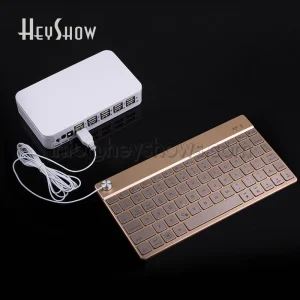 Laptop Security Sensor Cables 2/4/6/8/10 Ports Burglar Alarm Anti-Theft Alarm for PC Notebook Computer Host Display