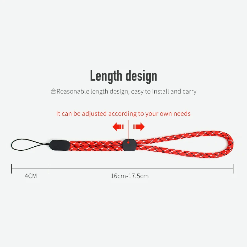 New Hot Hand Wrist Lanyard Strap String for Phone iPhone 7 8 X 6 Flash Drives Keys Keychains DSLR Camera GoPro Holders r57 - Image 4