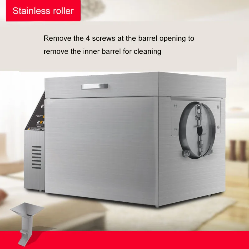Electric Nuts Coffee Bean Roaster Almond Cocoa Beans Roasting Machine Grains dryer machine Chestnut roasting machine