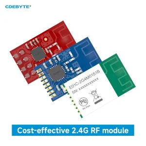 Si24R1 2.4GHz RF Module CDEBYTE E01C-2G4M01S1B High Cost Effective PCB Antenna Communicate Distance 200m SPI Wireless Module SMD