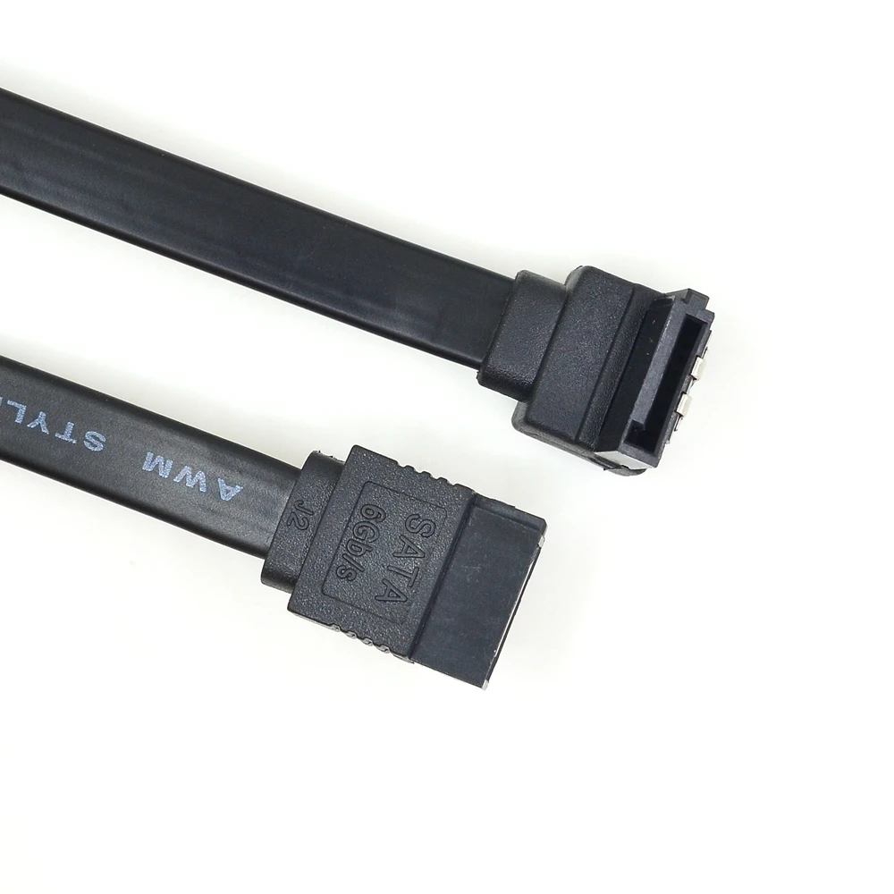 ADT-Link SATA III Cable 3.0 to Hard Disk Drive SSD HDD Sata 3 Straight Right-angle Cable for Motherboard Cable 6GB/s - Image 3