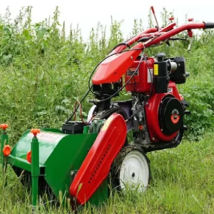 Factory Direct 173cc 4-Stroke Industrial Grade Engine Orchard Weed Cleaning Lawn Mower Machine with Grass Returning Feature