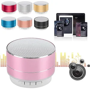 Portable Bluetooth Speaker Music Stereo Surround Mini USB Subwoofer Speaker Audio Player Speaker Mic Support SD Card For Outdoor