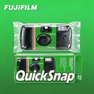 Classic Fujifilm Single Use Disposable Film Camera Quick Snap/Fujifilm Quick Fun/Fujifilm ACE 400 with Flash 27 Photo Exposures