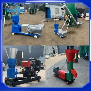 Pellet Mill Machine Model 230 for Chicken Duck Pig Cattle Sheep Feed Production Line Grass Corn Feed Pelletizer