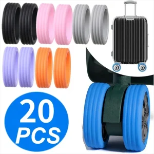 Silicone Luggage Wheel Protector Cover Wheel Covers for Your Suitcases or Office Chair Caster Wheels Durable and Reduce Noise