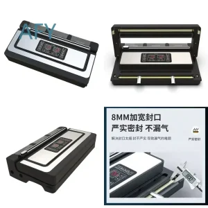 Schlenor Mini Household Commercial PW420 Plastic Bag Vacuum Sealer for Food Meat Rice Packaging Machine Vacuum Packing Sealer