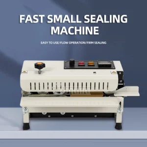 FR-400 Automatic Continuous Sealing Machine - Commercial & Household Aluminum Foil/Poly Bag Heat Sealer