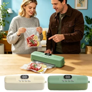 Mini Bag Sealer USB Rechargeable Sealing Machine Bag Sealer Mini For Chips Cookie Snack Meat Kitchen Household Freshness Storage