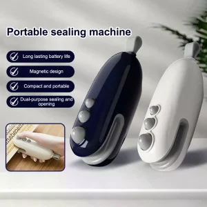 Mini Electric Heat Bag Sealing Machine Food Plastic Bag 3in1 Hand Pressure Hot Sealing Machine Heat Sealer