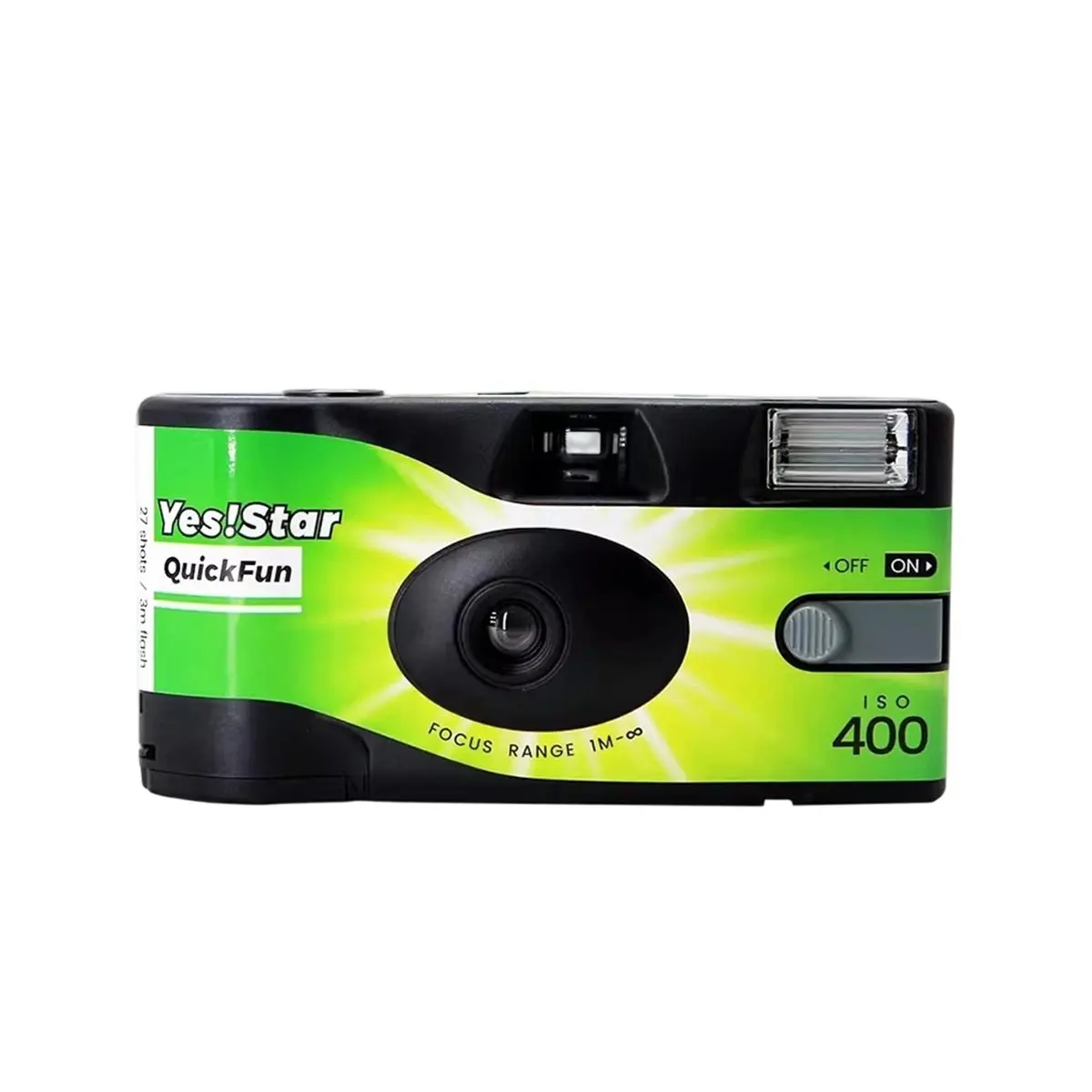 【A60I~】 Single Use Disposable Film Camera Quick Snap 400 with Flash 27 Photo Exposures 35mm Color ISO 400 Built‑in Flash - Image 4