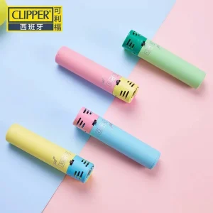 CLIPPER Original Butane Gas Lighter with Open Flame Igniter Men's Smoking Accessories Grinding Wheel Gadgets Box for Wholesale