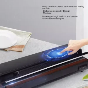 1PC Automatic Vacuum Food Sealer Desktop Fast Bag Sealing Machine Small Household Heat Sealing Machine