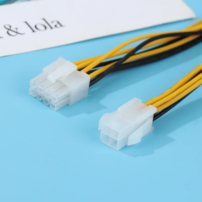 1Pc Hard Drive Cable Pin Male Female Lead CPU Power Converter Supplies For HDD SSD Data Transfer SATA Connector Durable For - Image 4