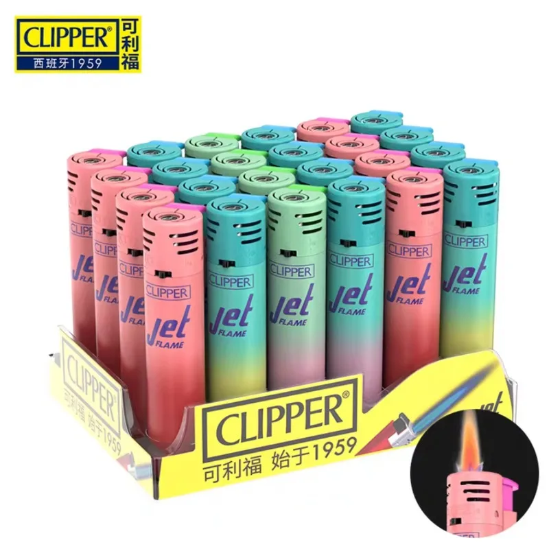 CLIPPER Original Grinding Wheel Butane Gass Lighter Open Flame Igniter Smoking Accessories Ignition Men's Gadgets Box Wholesale - Image 3