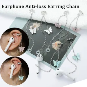 New Anti-Lost Earrings Hook Wireless Bluetooth Earphone Protection Chain Ear Hanging Clip Ear Clip Ear Earbud Holder for Airpods