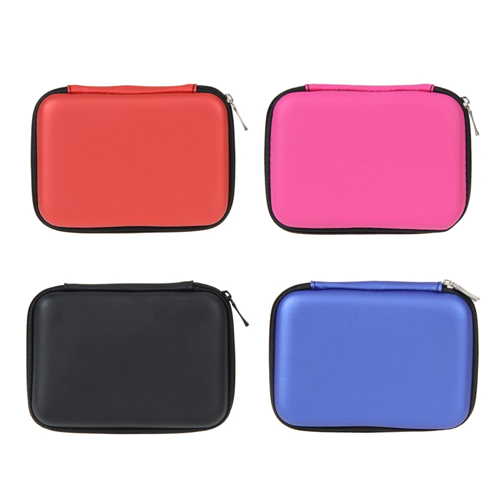 2.5" HDD Bag External USB Hard Drive Disk Carrying Case for 2.5 Inch SSD HHD Earphone Storage Bag Hard Disk Box Zipper Pouch