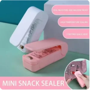 Mini Heat Bag Sealing Machine, Portable Thermal Plastic Food Bag Sealer, Household Packaging Closure Tool
