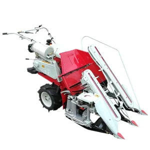 Hand-pushed rice and wheat cutting and baling machine Small household harvester Export highland barley cutting