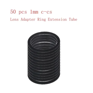 50pcs 1mm C-CS Mount Lens Adapter Ring Extension Tube Suit for CCTV Security Camera Photo