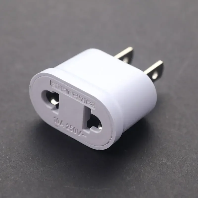 Universal US To EU American Travel Adapter 2 pin Plug Power adapter Converter Electrical Charger Socket Outlet Standard WN-20A - Image 4