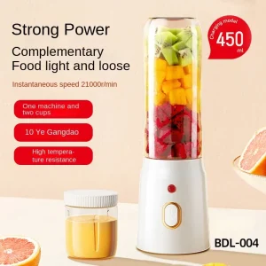 Portable Kitchen Blender Wireless Electric Fruit Juicer Machine For Orange Ice Crushing 10 Blades Auxiliary Food Machine Mixer
