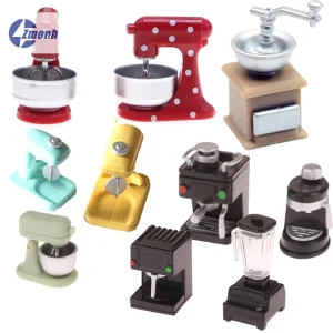 1:12 Dollhouse Miniature Mixer Simulation Coffee Machine Blender Kitchen Furniture Model Decoration Toy Doll House Accessories