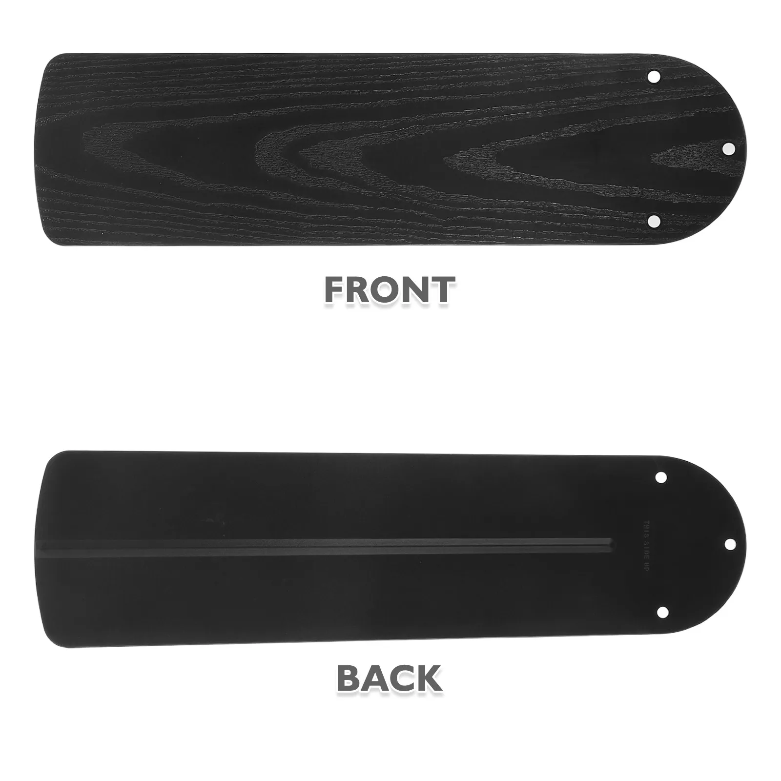 Plastic Replacement Ceiling Fan Blades Sturdy Lightweight Low Noise Aerodynamic Shape Fade Proof for Bedrooms Living Rooms - Image 4