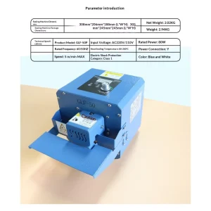 Portable Continuous Roller Heat Sealer Commercial Bag Sealing Machine for Tea Snack Candy Plastic Bags