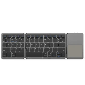 Wireless Bluetooth Keyboard Foldable Ultra-thin With Touch Wireless Folding Keyboard For Computer/Laptop/Phone